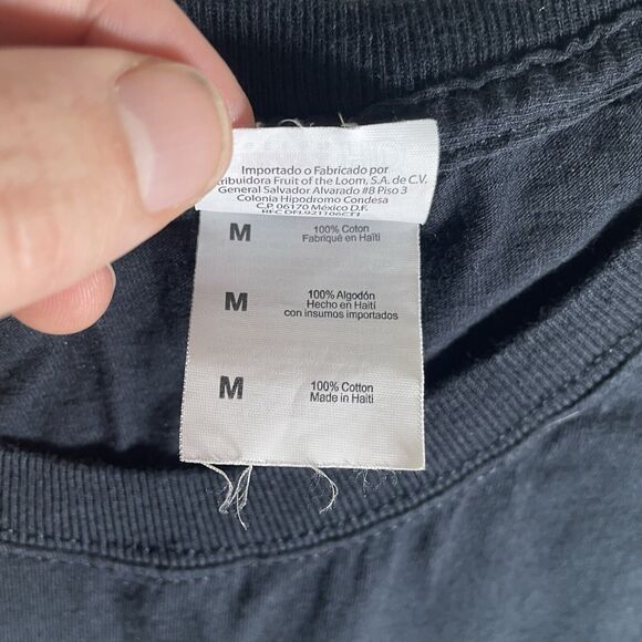 G Eazy Tour Shirt 2016 Mens Medium Black Graphic Tee A$AP Ferg Short Sleeve - Picture 8 of 11